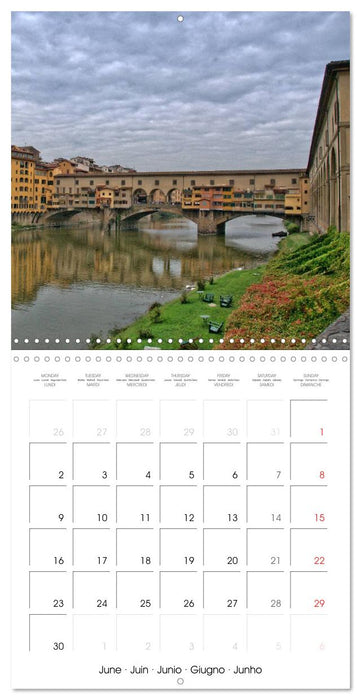 Florence City of Art (CALVENDO Monthly Calendar 2025)