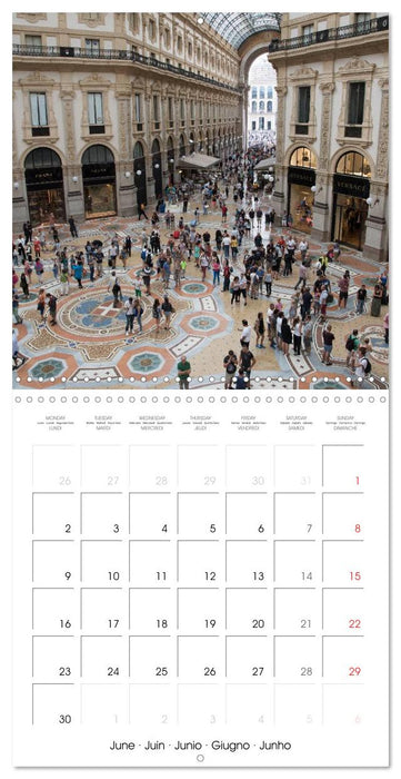 Milan - Italy (CALVENDO Monthly Calendar 2025)