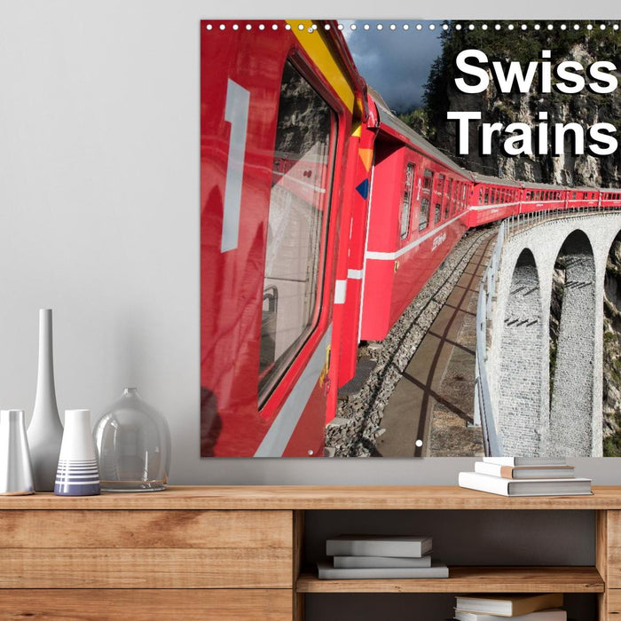 Swiss Trains (CALVENDO Monthly Calendar 2025)