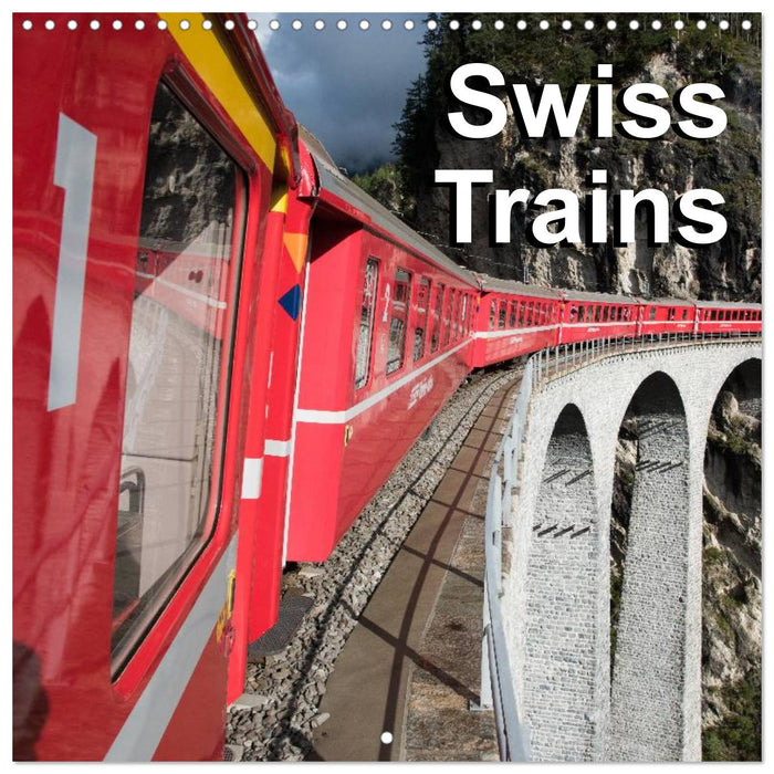 Swiss Trains (CALVENDO Monthly Calendar 2025)