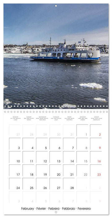 Québec (CALVENDO Calendrier mensuel 2025)