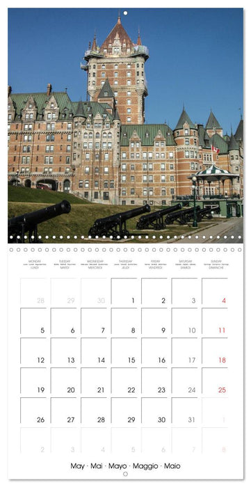 Québec (CALVENDO Calendrier mensuel 2025)