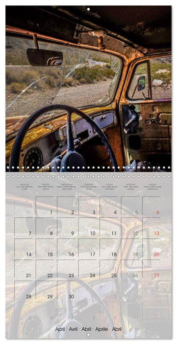 Witnesses of the Past on Route 66 (CALVENDO Monthly Calendar 2025)