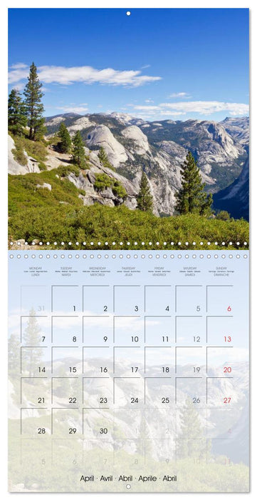 Gorgeous California YOSEMITE NATIONAL PARK (CALVENDO Monthly Calendar 2025)