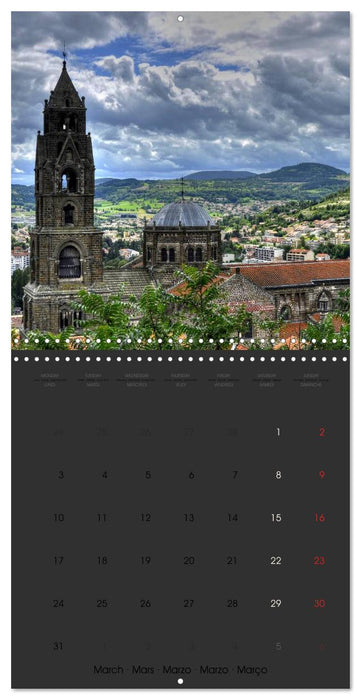 Le Puy-en-Velay (CALVENDO Calendrier mensuel 2025)