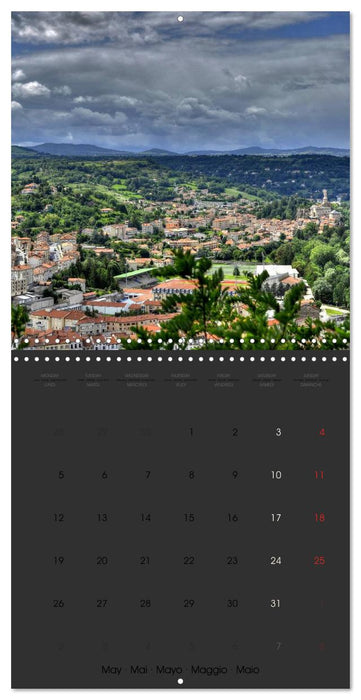 Le Puy-en-Velay (CALVENDO Calendrier mensuel 2025)