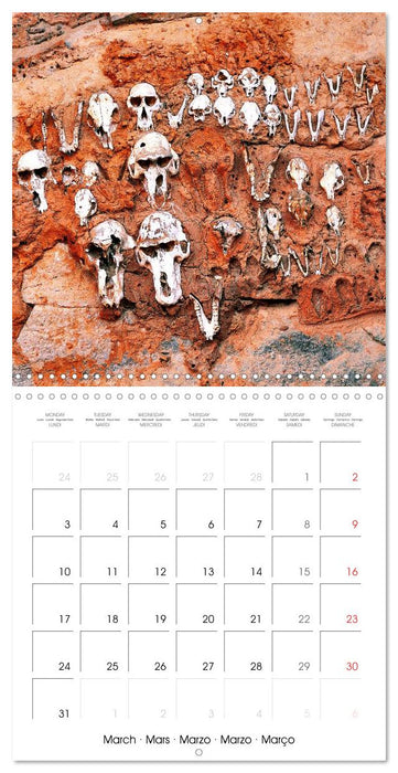 Le Pays Dogon Mali (CALVENDO Calendrier mensuel 2025)