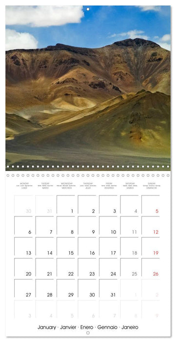 Argentina Landscapes of Breathtaking Contrast (CALVENDO Monthly Calendar 2025)