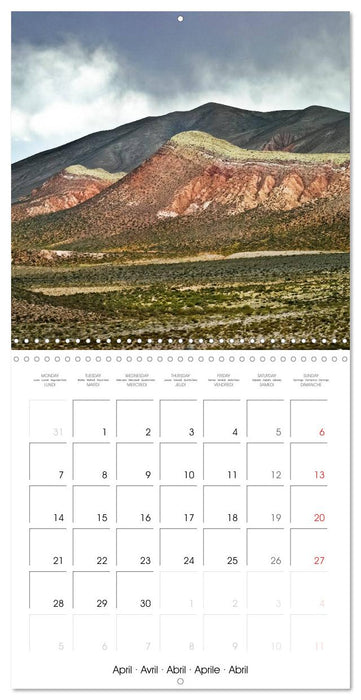 Argentina Landscapes of Breathtaking Contrast (CALVENDO Monthly Calendar 2025)