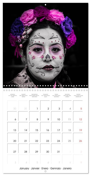 Dia de muertos (CALVENDO Monthly Calendar 2025)