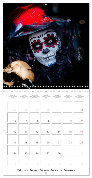 Dia de muertos (CALVENDO Monthly Calendar 2025)