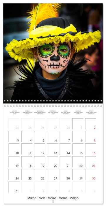 Dia de muertos (CALVENDO Monthly Calendar 2025)