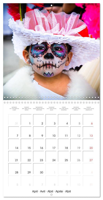 Dia de muertos (CALVENDO Monthly Calendar 2025)