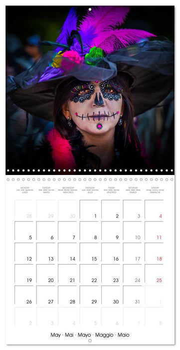 Dia de muertos (CALVENDO Monthly Calendar 2025)