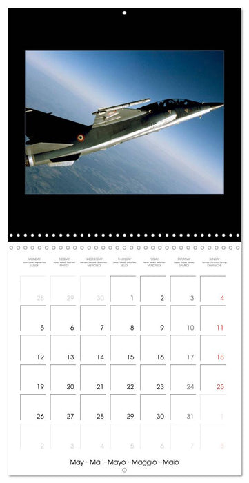 Vol en Mirage F1 (CALVENDO Calendrier mensuel 2025)