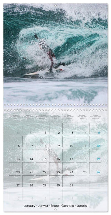 Surfing Passion (CALVENDO Monthly Calendar 2025)