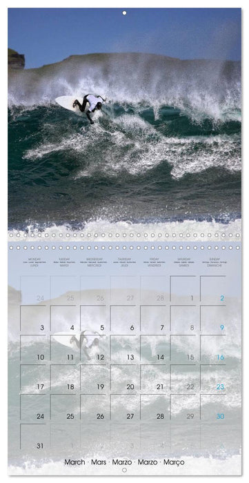 Surfing Passion (CALVENDO Monthly Calendar 2025)