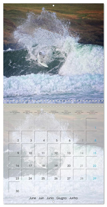 Surfing Passion (CALVENDO Monthly Calendar 2025)