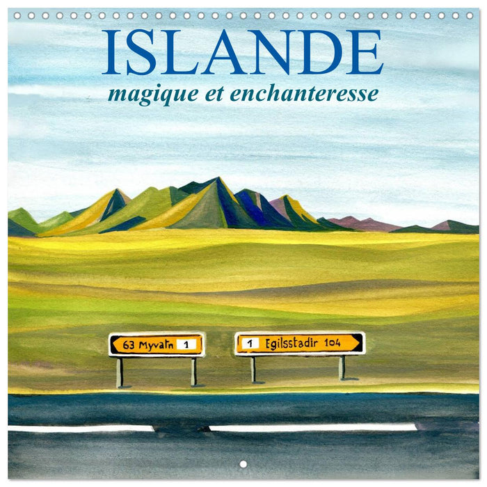 ISLANDE magique et enchanteresse (CALVENDO Calendrier mensuel 2025)