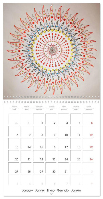 Sacred Geometry Healing (CALVENDO Monthly Calendar 2025)