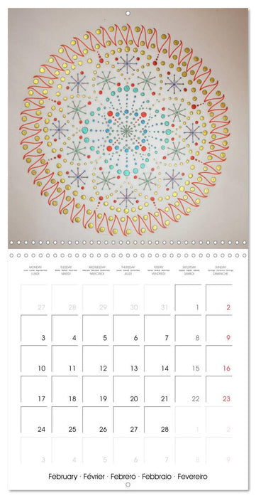 Sacred Geometry Healing (CALVENDO Monthly Calendar 2025)