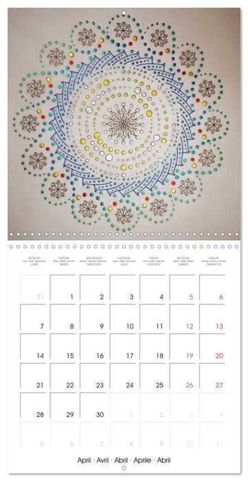 Sacred Geometry Healing (CALVENDO Monthly Calendar 2025)