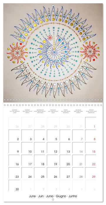 Sacred Geometry Healing (CALVENDO Monthly Calendar 2025)