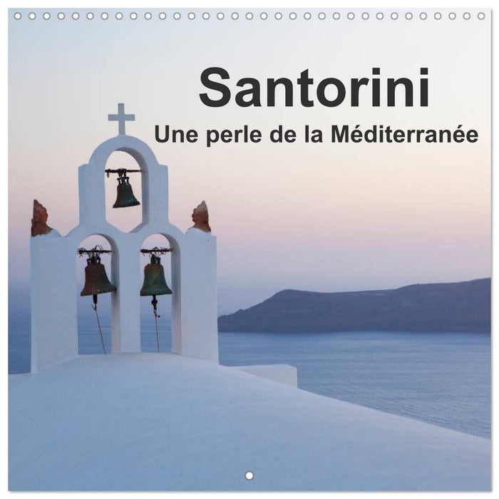 Santorini, Une perle de la Méditerranée (CALVENDO Calendrier mensuel 2025)