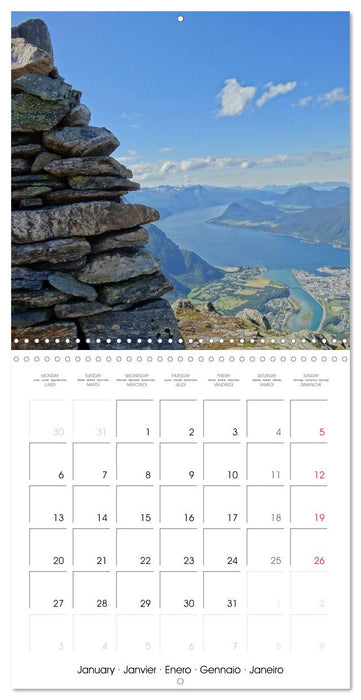 Norway Land of the Vikings and fairy tales (CALVENDO Monthly Calendar 2025)