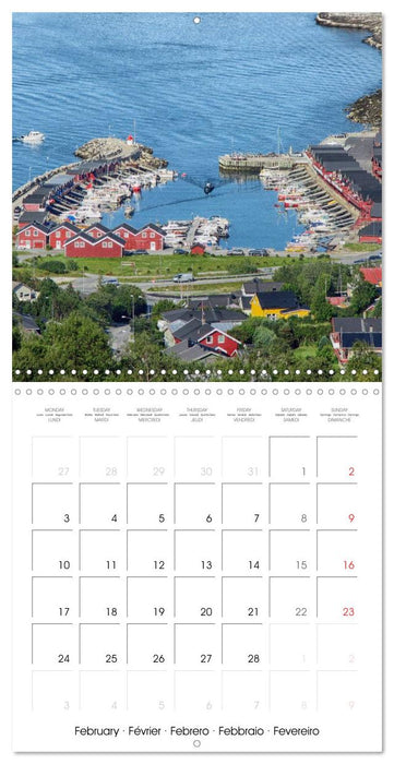 Norway Land of the Vikings and fairy tales (CALVENDO Monthly Calendar 2025)