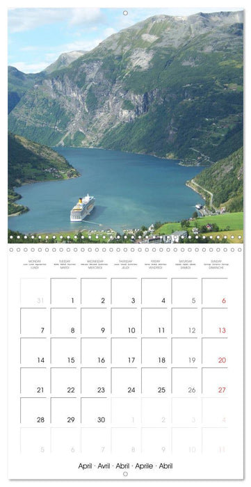 Norway Land of the Vikings and fairy tales (CALVENDO Monthly Calendar 2025)