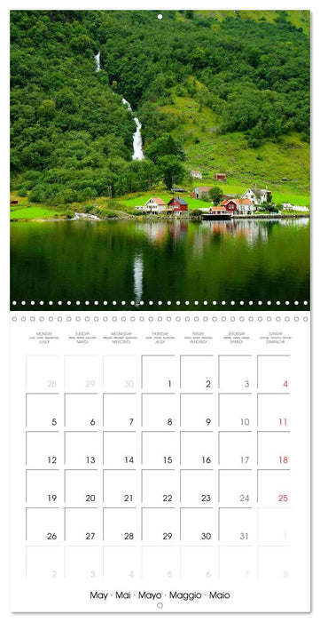 Norway Land of the Vikings and fairy tales (CALVENDO Monthly Calendar 2025)