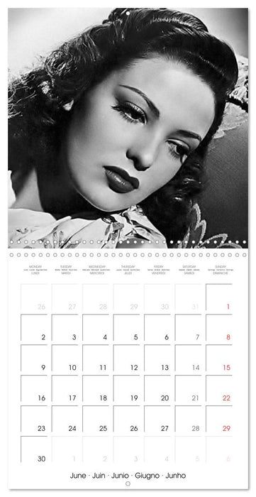 Movie Stars - Angels of the Golden Age (CALVENDO Monthly Calendar 2025)