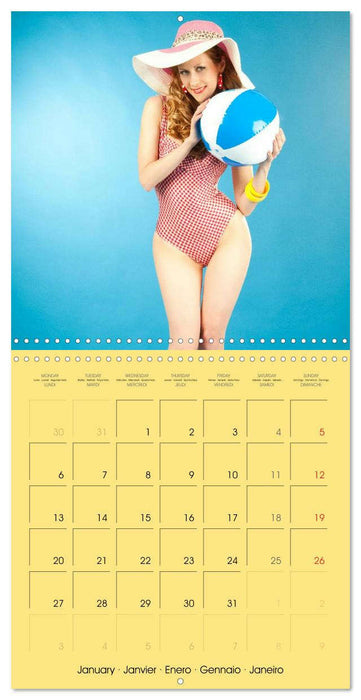 Pin-ups - sexy, funny and hot (CALVENDO Monthly Calendar 2025)