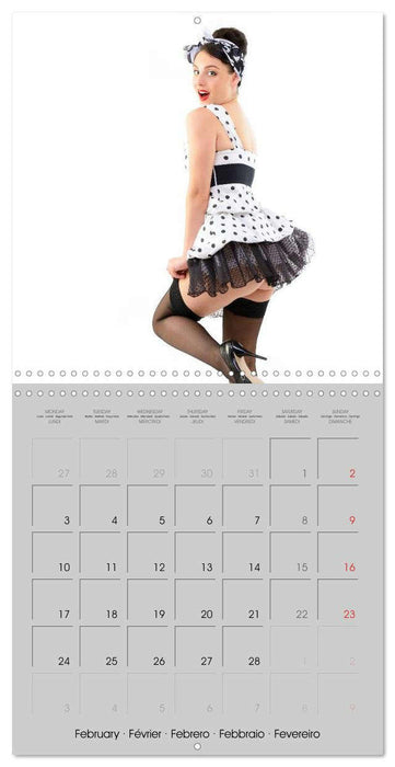 Pin-ups - sexy, funny and hot (CALVENDO Monthly Calendar 2025)