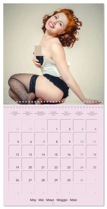 Pin-ups - sexy, funny and hot (CALVENDO Monthly Calendar 2025)