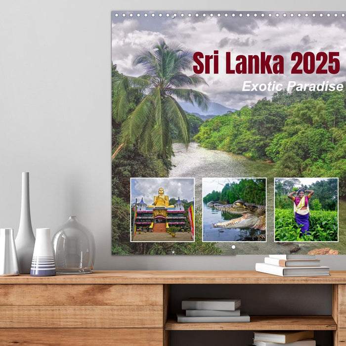 Sri Lanka 2025 - Exotic Paradise (CALVENDO Monthly Calendar 2025)