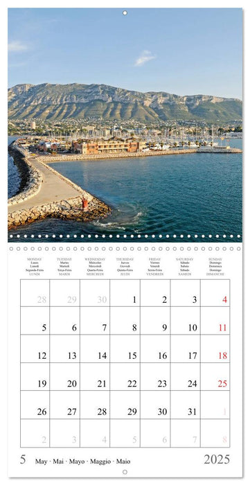 Costa Blanca Spain´s Sun-Kissed South (CALVENDO Monthly Calendar 2025)