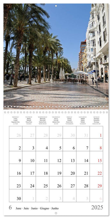 Costa Blanca Spain´s Sun-Kissed South (CALVENDO Monthly Calendar 2025)