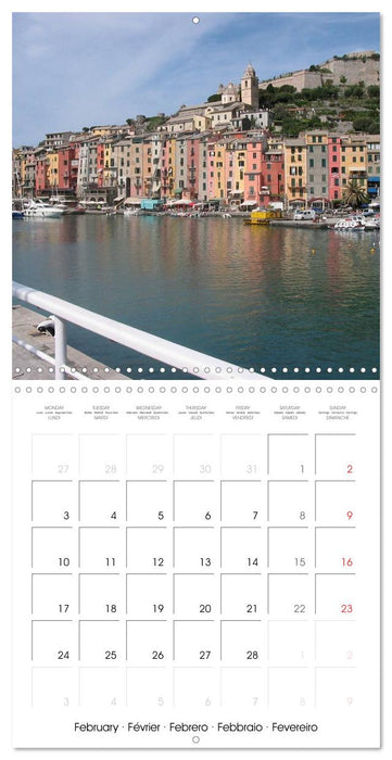 Cinque Terre - The Five Lands of Liguria (CALVENDO Monthly Calendar 2025)