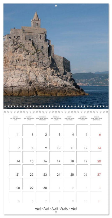 Cinque Terre - The Five Lands of Liguria (CALVENDO Monthly Calendar 2025)