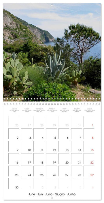 Cinque Terre - The Five Lands of Liguria (CALVENDO Monthly Calendar 2025)