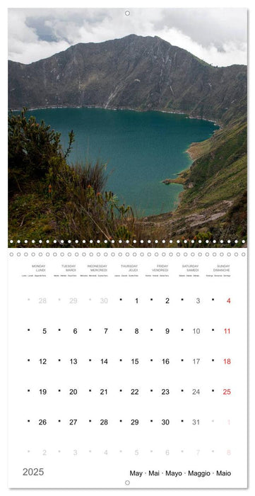 A Journey to Ecuador (CALVENDO Monthly Calendar 2025)