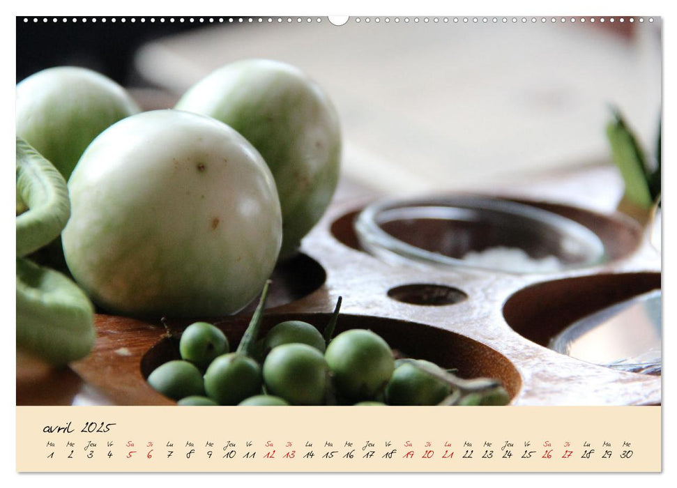 La cuisine Thaï (CALVENDO Calendrier supérieur 2025)