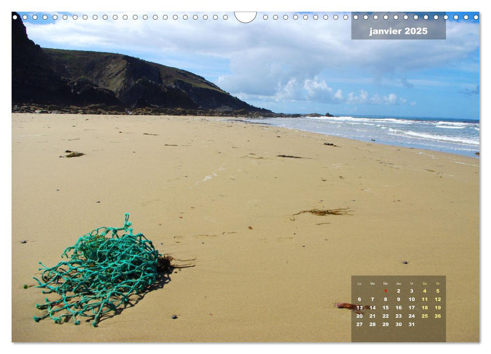 Bretagne Beaux sites du Finistère (CALVENDO Calendrier mensuel 2025)