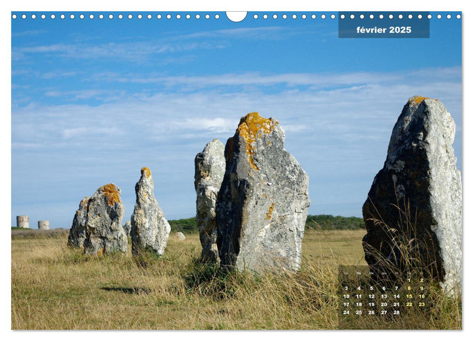 Bretagne Beaux sites du Finistère (CALVENDO Calendrier mensuel 2025)