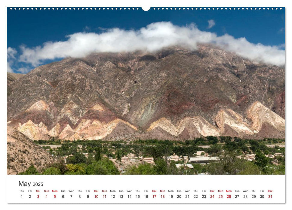 A quick trip to Argentina and Chile (CALVENDO Monthly Calendar 2025)