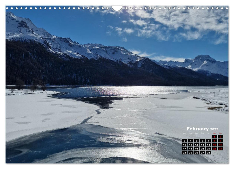 Engadine 2025 - Nature and landscapes (CALVENDO Monthly Calendar 2025)