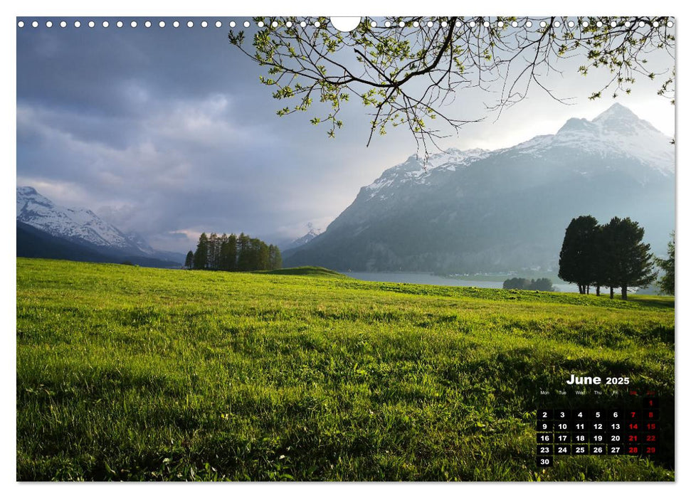 Engadine 2025 - Nature and landscapes (CALVENDO Monthly Calendar 2025)