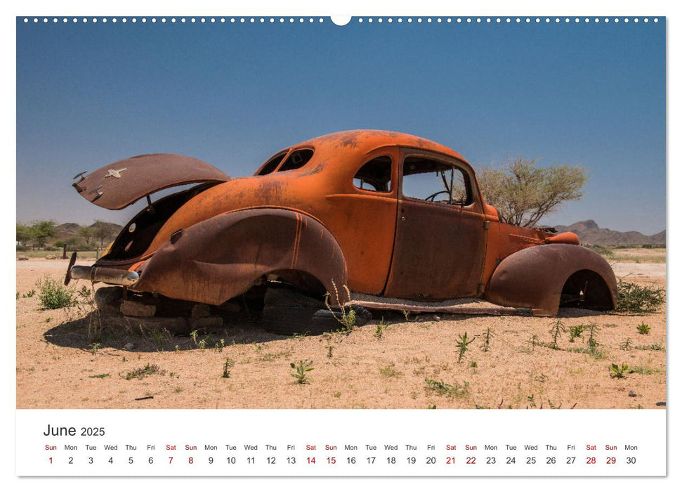 Old cars in Solitaire Namibia (CALVENDO Monthly Calendar 2025)